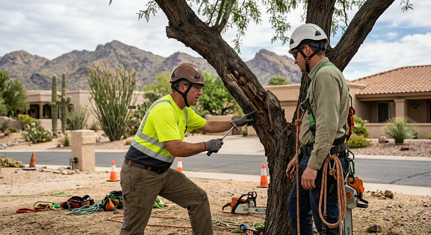 Cleared residential lot ready for construction in Fountain Hills